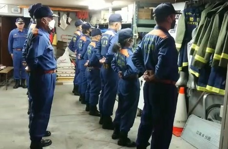 礼式動作基本訓練